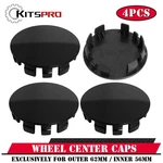 Kitspro 4X 2.4INCH Wheel Center Rim Hub Caps Outer 62MM Inner 56MM Gloss Black New. Price: $19.99.