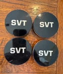 4 Ford Mustang Svt Wheel Center Cap P/n 1R33-1A096-AA Peel Off Sticker Used. Price: $75.00.