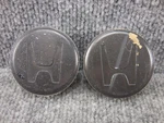 Lot Of (2) Oem Factory Genuine Honda PS+PP0X Wheel Center Caps Used. Price: $15.95.
