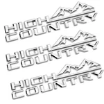 3PCS Chrome High Country Emblem Fender Door Tailgate Badge For Tahoe Silverado New. Price: $28.99.