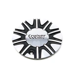 CAP-911MBF / Cruiser Alloy Slice Machined Black Fwd Bolt On Center New. Price: $46.25.