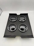 61MM Audi Floating Center Caps Self Leveling Wheel Hub A3 A4 A5 A6 Q5 Set New. Price: $120.00.