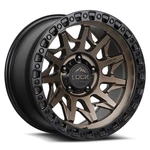18X9 Lock Off-road Lunatic Matte Bronze With Black Ring Wheel 5X5 (1MM) New. Price: $324.00.