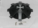 Cross Logo Cali Off-road Flat Matte Satin Black Wheel Rim Center Cap C109101MB New. Price: $29.00.