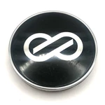 Enkei Wheel Center Hub Cap 2.625" Od Gloss Black And Chrome Snap In PCL48 Used. Price: $21.50.