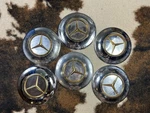 Mercedes 14" Old Style Chrome Wheel Covers Used. Price: $400.00.