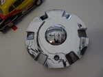 Starr Alloy Wheel Chrome Custom Center # CAP288L180 Used. Price: $54.59.