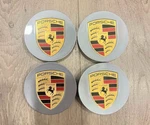 Porsche Crest Wheel Centre Caps Adamantium Dark Grey Genuine 9P1601147JDM9 New. Price: $175.00.