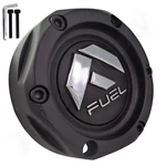 Fuel Wheels Flat Black Custom Center Caps # 1003-36MB (1 Cap) New+bolts. Price: $36.00.