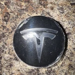 Tesla Center Cap # Xwc 1385-01 Black Matte New. Price: $8.99.
