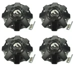 4X New Fuel Off-road Matte Black 5 / Lug Bolt On Wheel Center Caps 1001-63-B. Price: $134.00.