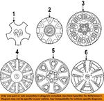 Chrysler Oem 02-03 Sebring,stratus Wheels-center Cap 4879236AA New. Price: $33.12.