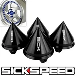 4 Pc Spiked Center Caps For AVID1 Jnc Esr Xxr Wheels/rims Black P13 New. Price: $93.40.