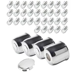 4-PACK Trailer Push Through Center Caps And Wheel Lug Sets 4.9IN Wh... New. Price: $107.10.