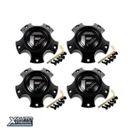 4 X Fuel Off-road Matte Black Wheel Center Cap W/ Gun Metal Logo 1006-08MBV New. Price: $92.00.