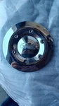 Hipnotic Chrome Custom Wheel Center Cap # 280L160, 404-16 Used. Price: $35.00.