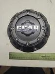 Gear Matte Black/chrome Logo Wheel Center Cap 6001L176 S1111-16 Used. Price: $49.99.