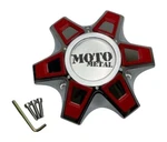 Moto Metal MO969 Chrome Red Inserts Wheel Center Cap W/screws M-946CH New. Price: $44.00.