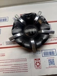 Dolce Wheels # 52512290-CAP Matte Black & Crm. Center 46 (qty. 1) Used. Price: $50.00.