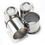 Dewflew 4PCS 5.15" Push Through Wheel Center Caps Stainless Trailer Hub Truck. Price: $52.49.