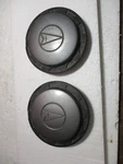 1988-1993 Pontiac Bonneville Black Plastic Center Cap Hub Cover 25529982 Pair Used. Price: $19.64.