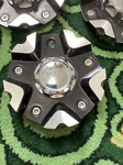 Akita Wheels Chrome/ Machined Center Cap C10485 Piece Used. Price: $30.00.