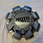 Chrome Moto Metal Wheel Center Cap Cover M-793 Used. Price: $28.00.