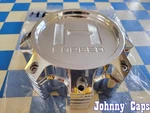 Hostile Wheels # HF-8001 New Polished Aluminum Center Cap 73 (qty. 1). Price: $149.99.