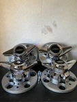 (4) 2 Bar Spinner & Center Caps For 5 Lug Chevy Truck Rally Wheels,bsc New. Price: $120.00.