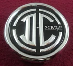 Crave Wheels Chrome / Black Custom Center Cap # C-5257-1 (1) Used. Price: $29.95.