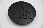 Aev Matte Black Wheel Center Cap Hub 20404- 4.875" New. Price: $50.00.