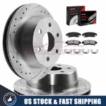 325MM Rear Drilled Rotors Brake Pad For 2002-2009 Chevy Trailblazer Gmc Envoy New. Price: $84.75.