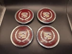 Set Of 4 Cadillac Silver Wreath Crest Center Caps Abs 6736 Used. Price: $39.88.