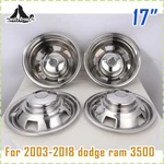 For 2003-2018 Dodge Ram 3500 17" Dually Wheel Simulators Skins Liners Cover New. Price: $271.99.