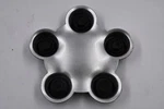 Aftermarket Silver Wheel Center Cap Hub BC-322 6.50" Lu Used. Price: $20.00.