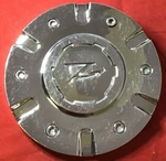 One Used Zinik Wheels Chrome Custom Center # Z-9 CAP-Z090 9205. Price: $59.00.