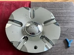 #y 1) Elure Wheels Custom Chrome Center Cap MCD8156YA03 Used. Price: $49.95.