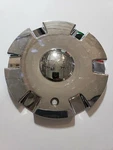 Starr Alloy Spyder CAP288L180 Chrome Wheel Center Used. Price: $49.99.