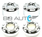 New Dually Chrome 4X4 Front Rear Wheel Center Caps Set 05-16 Ford F350 F-350. Price: $219.95.