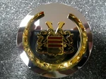 Vogue Chrome Center Caps W/gold Logo 2-15/16" 10331 99-0728 ONE/1* New. Price: $20.00.