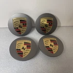 Set Of Porsche Cayenne 911 991 Wheel Center Caps Platinum Gray 9P1.601.149.A Used. Price: $160.00.