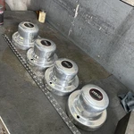 Vintage Weld Racing Rear Tall Forged Truck Custom Wheel Center Hub Cap 9 Used. Price: $170.00.