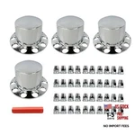 Waltyotur Chrome Plastic Rear Wheel Axle Hub Cover Kit 33MM Screw-on Lug Nut New. Price: $150.50.