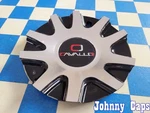 Cavallo Wheels # C275L175A Black/silver Metal Center Cap 63 (qty. 1) Used. Price: $74.98.
