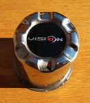 Vision Custom Wheel Push Thru Center Cap, No Part Number Used. Price: $17.95.