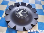Kraze Wheels # 12612295F-2 Matte Black Center Cap 48 (qty. 1) Used. Price: $69.58.