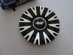New Ave Black/silver Custom Wheel Center Cap # 8017, 8019-A2, MKC-R-610B Used. Price: $101.39.