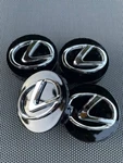 Lexus Set Of Black 62 MM/2.44IN Wheel Center Caps Remanufactured. Price: $24.39.