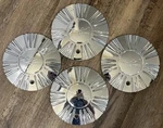 Set Of 4 Tyfun Wheels Chrome Custom Center Caps TW026-CAP Rim Hubcap Cover Used. Price: $112.00.