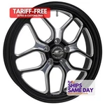Billet Specialties BSPRSFB22850Z9021 Black Aluminum Wheel Rim 5X4.52 18X5 New. Price: $1424.80.